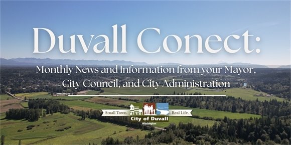 city ariel background with city logo 